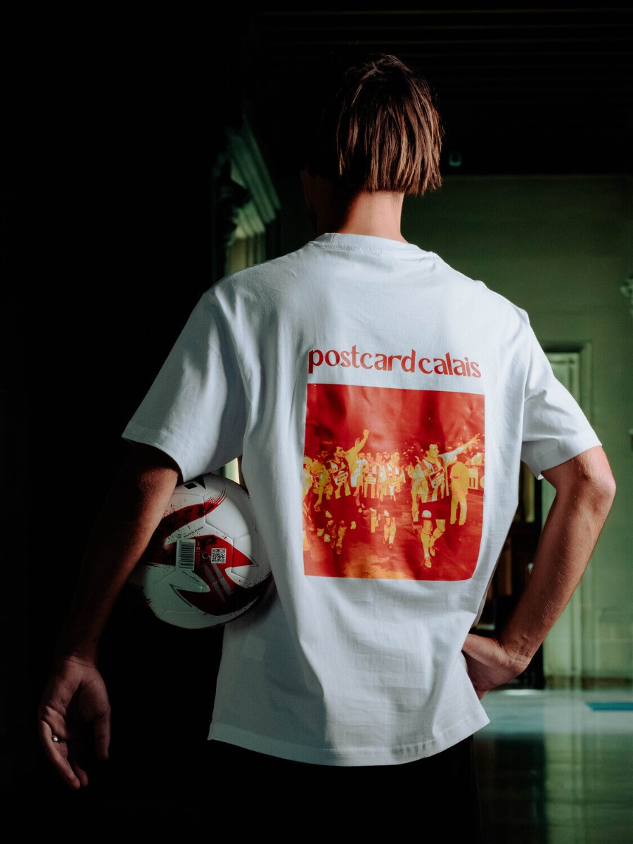 T-Shirt Blanc Postcard Racing Club Calais