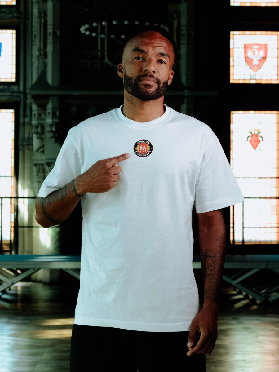 T-Shirt Blanc Union Sacrée Mains Liées Formation Calais Marck