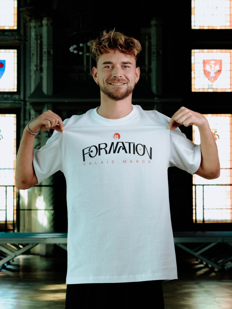 T-Shirt Blanc Formation Calais Marck