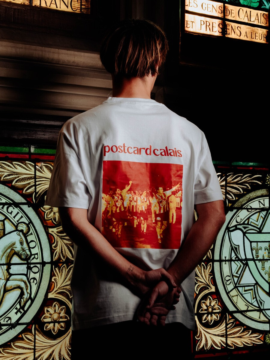 T-Shirt Blanc Postcard Racing Club Calais