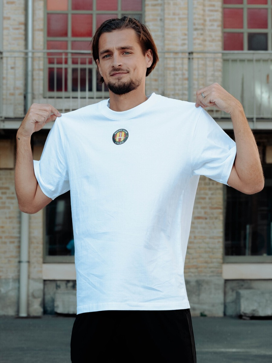 T-Shirt Blanc Postcard Racing Club Calais