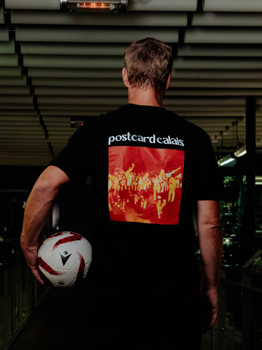 T-Shirt Noir Postcard Racing Club Calais