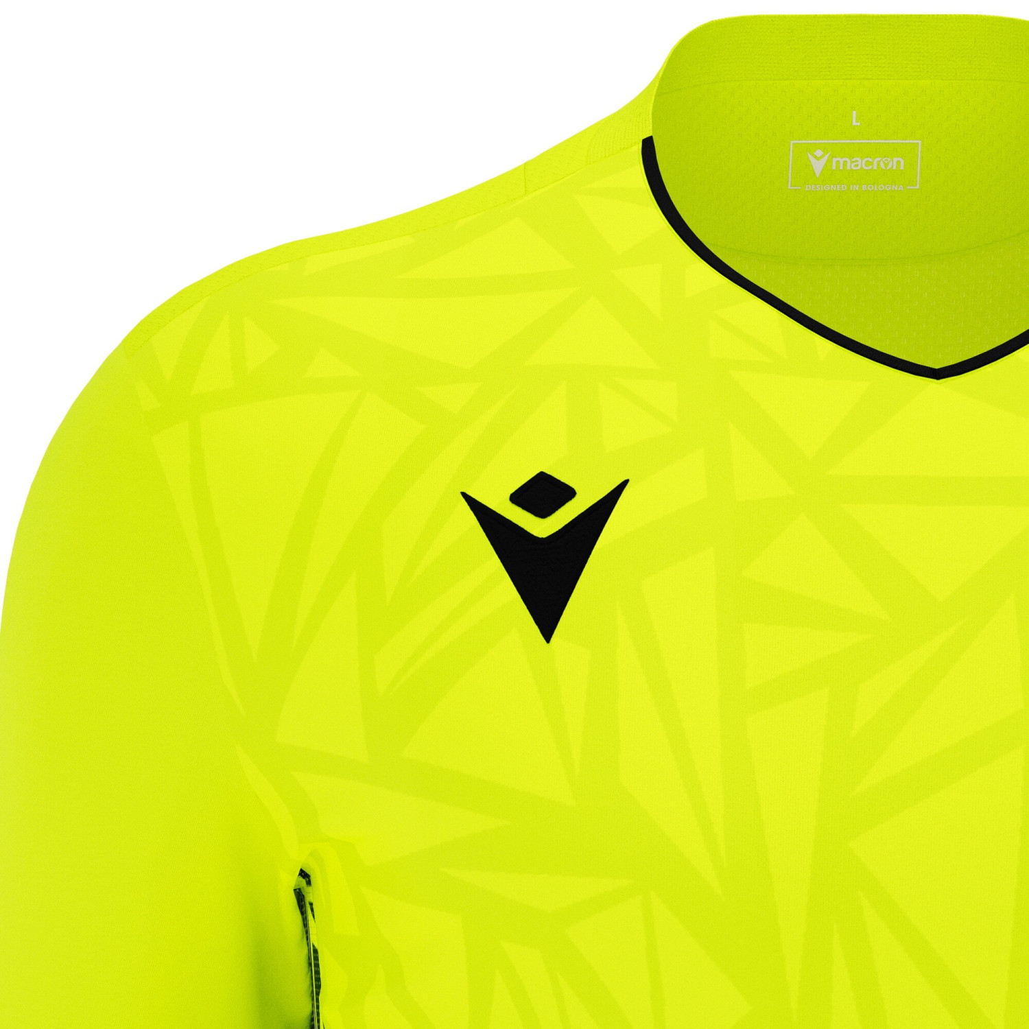 Maillot Gardien Manches Longues Premium Jaune Fluo