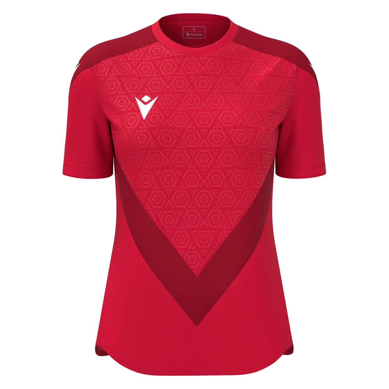 Maillot Féminine Training Premium Rouge Manches Courtes