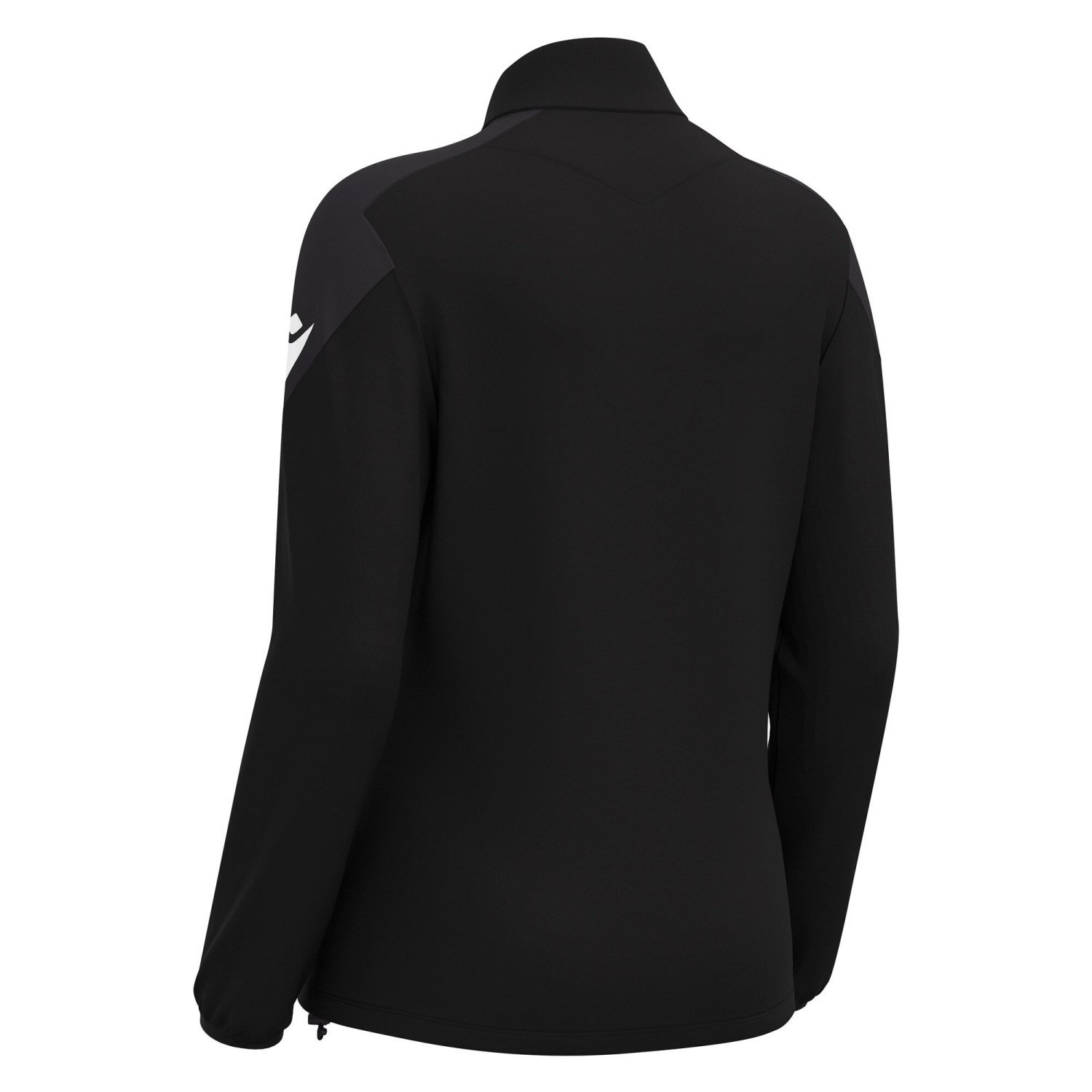 Top 1/4 Zip Féminine Training Noir