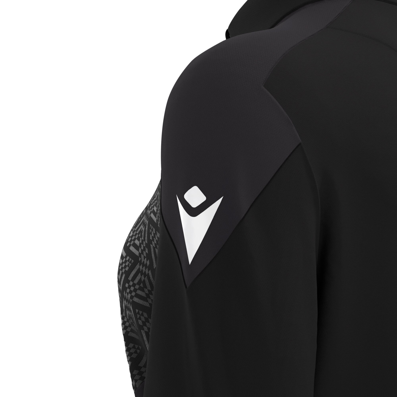 Top 1/4 Zip Féminine Training Noir