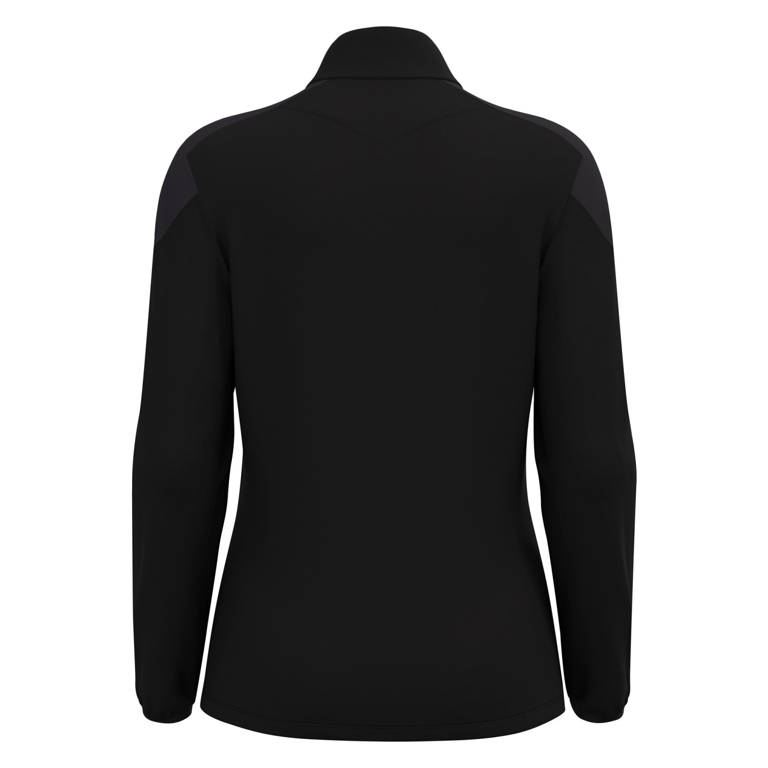 Top 1/4 Zip Féminine Training Noir