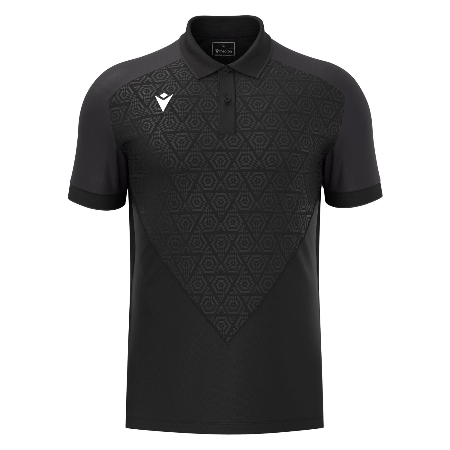 Polo Noir Manches Courtes