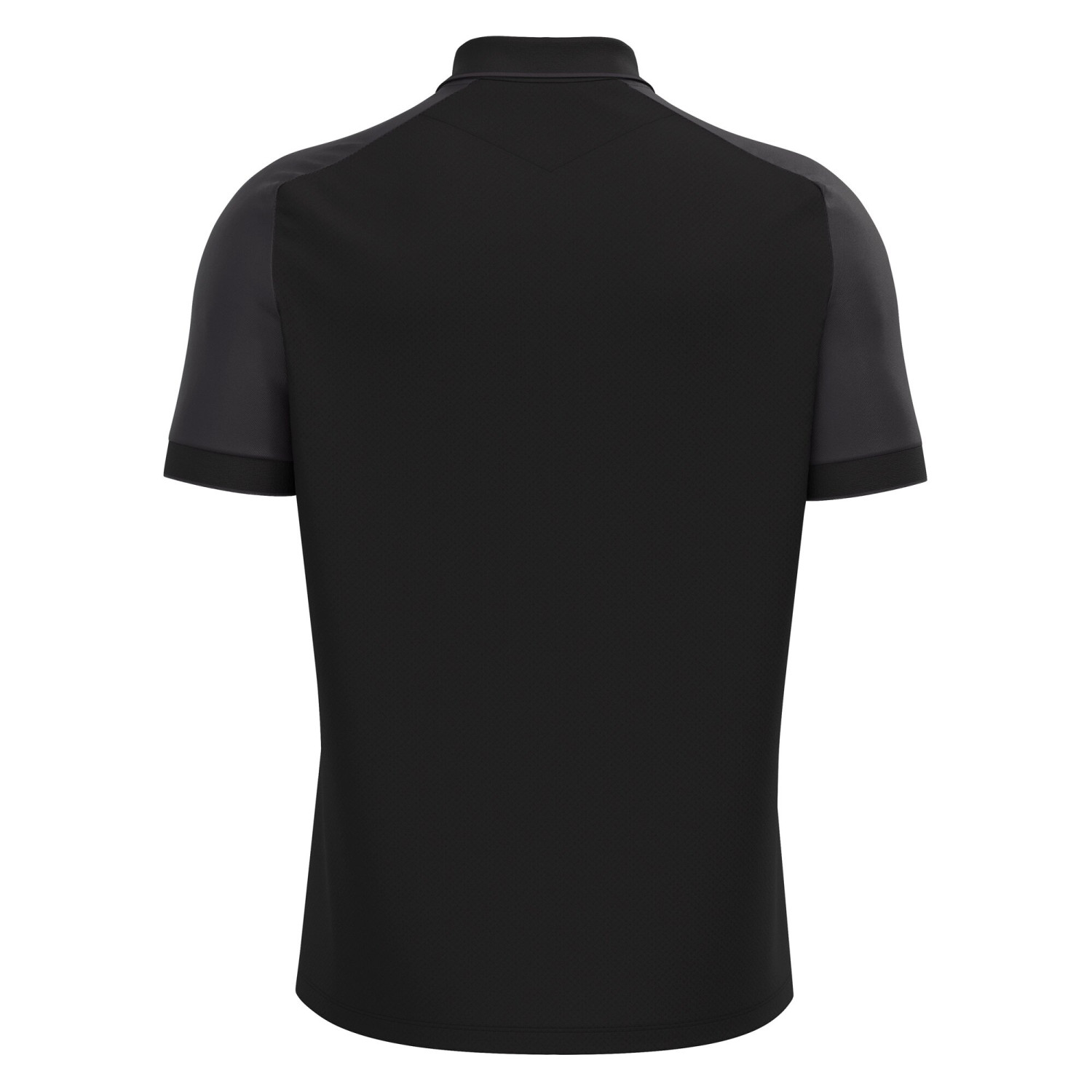Polo Noir Manches Courtes