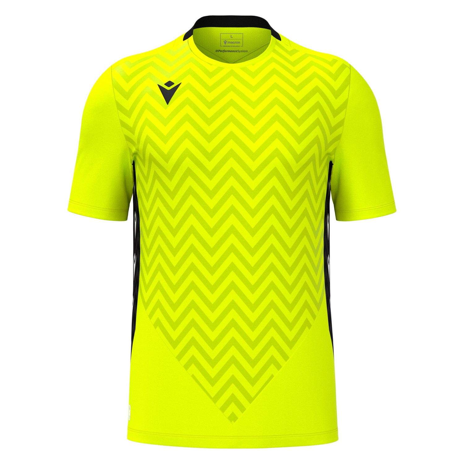Maillot Gardien Manches Courtes Premium Jaune Fluo