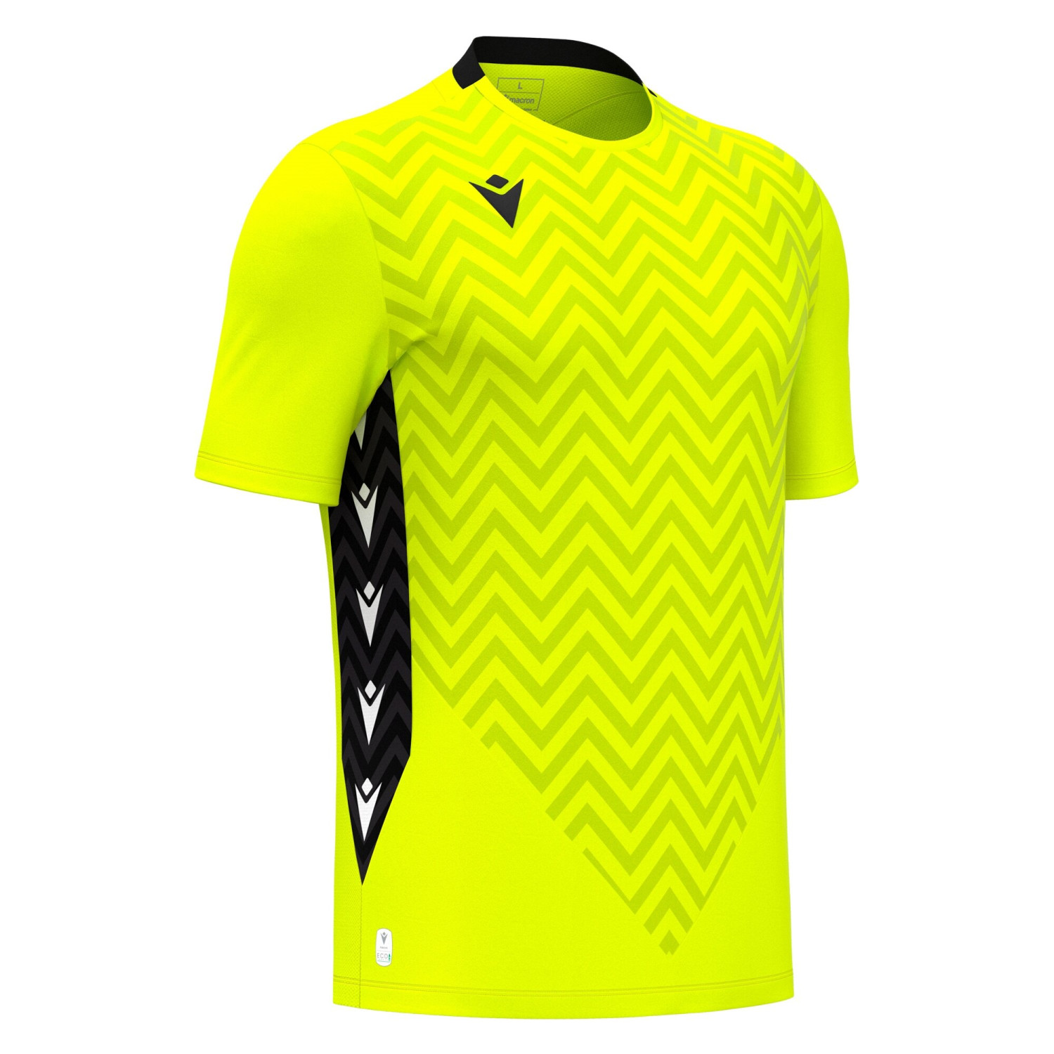 Maillot Gardien Manches Courtes Premium Jaune Fluo