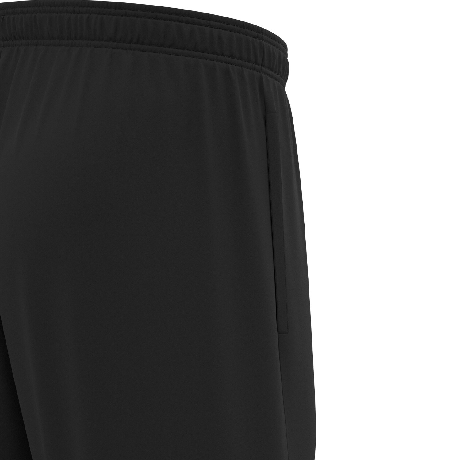 Short à Poches Zippées Noir