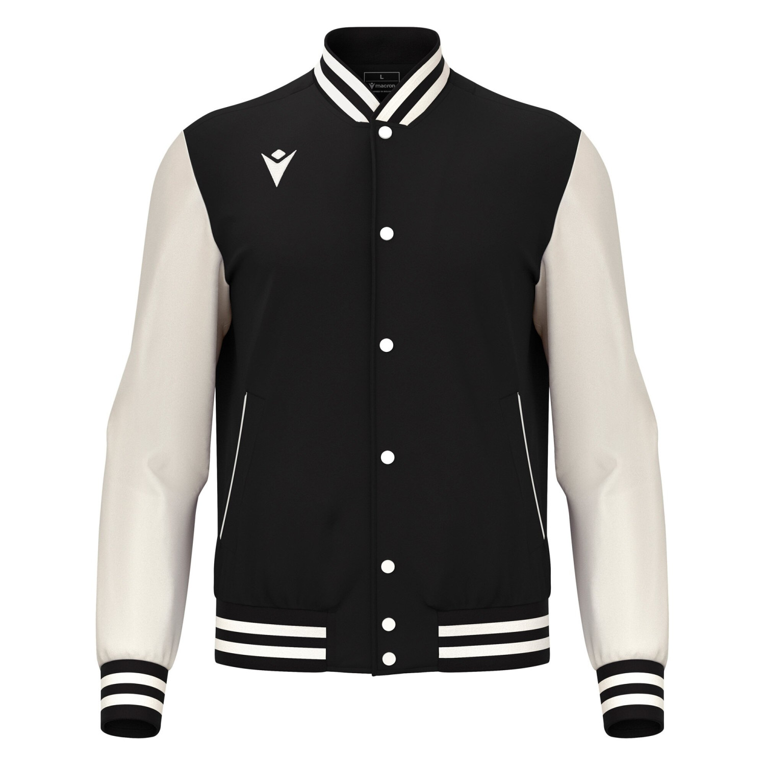 Veste Bomber Universitaire Noir