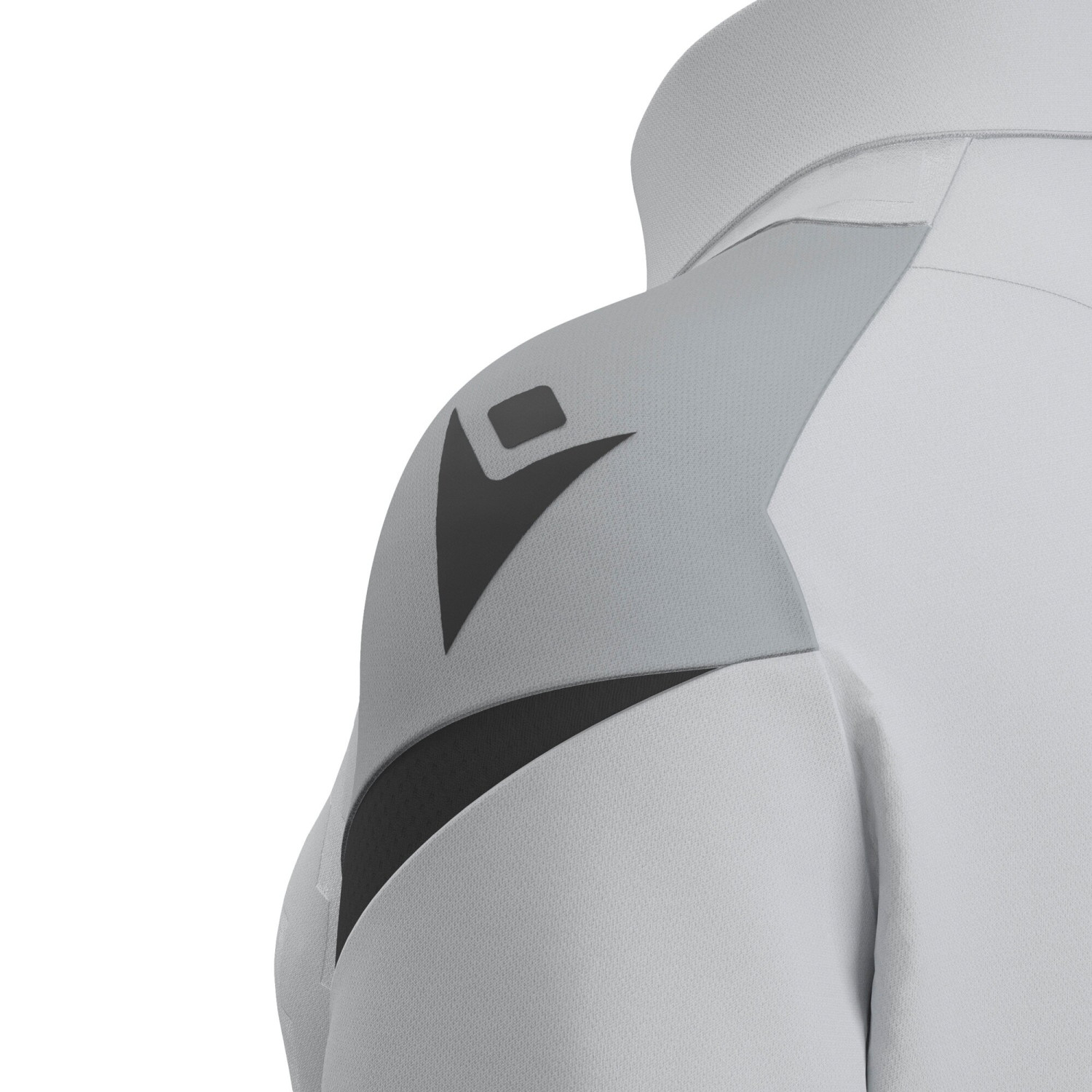 Top 1/4 Zip Féminine Training Staff Gris