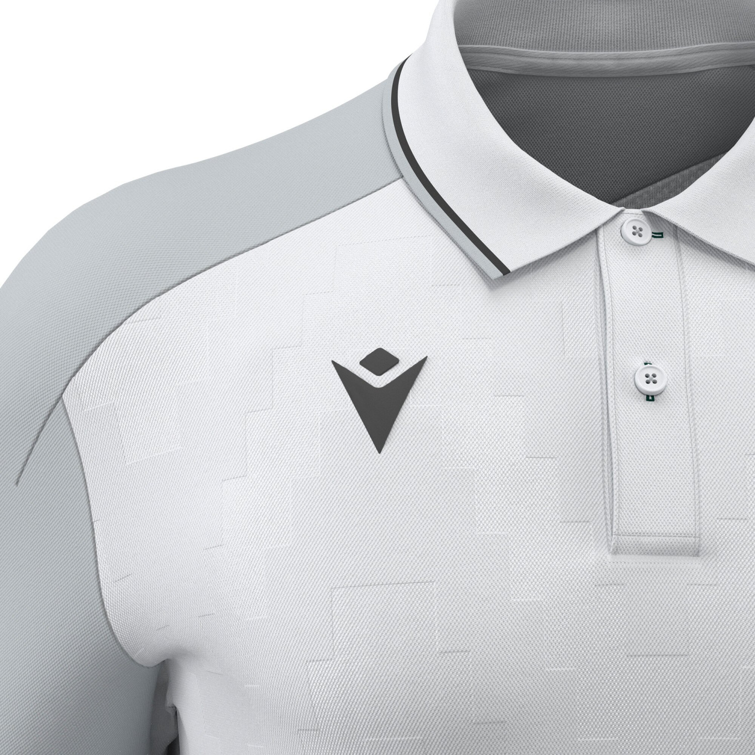 Polo Manches Courtes Staff Gris