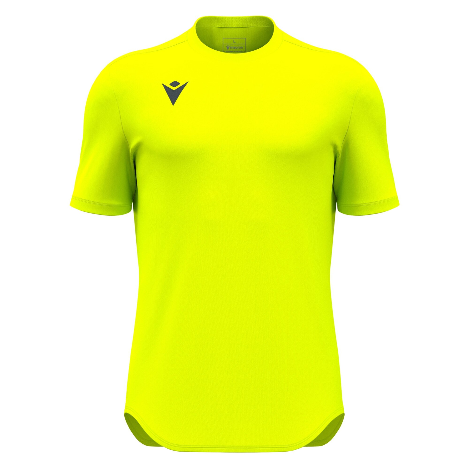 Maillot Gardien Training Jaune Fluo Manches Courtes