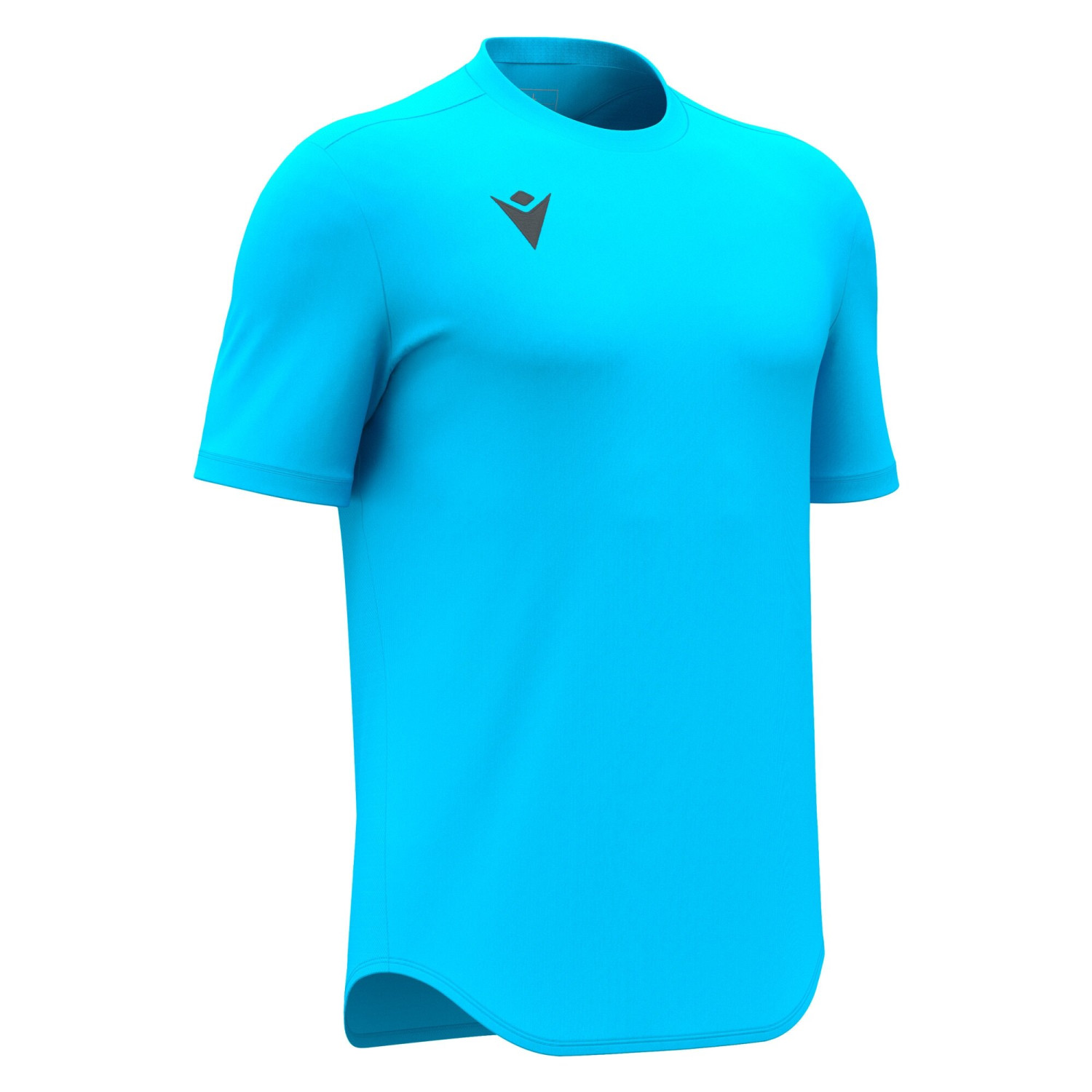 Maillot Gardien Training Bleu Fluo Manches Courtes