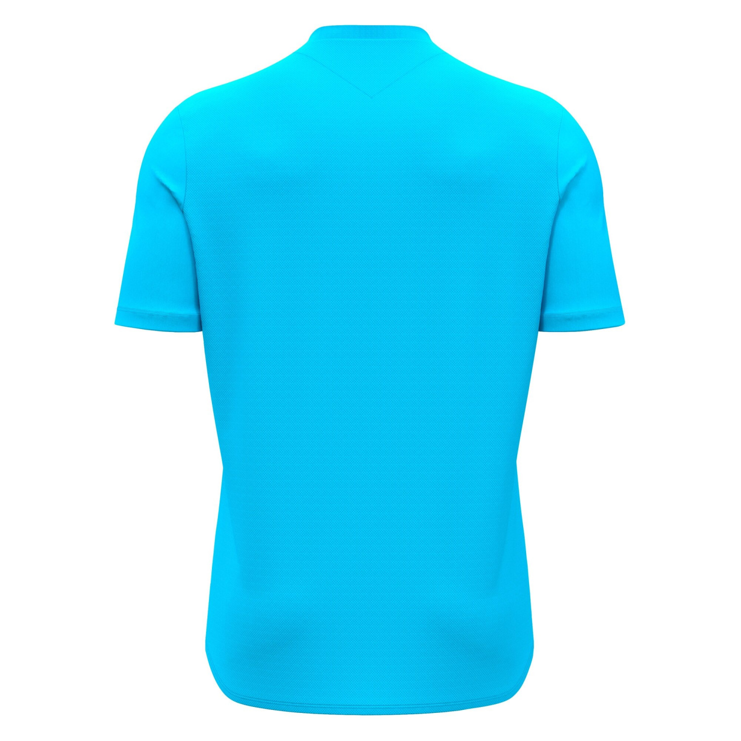 Maillot Gardien Training Bleu Fluo Manches Courtes