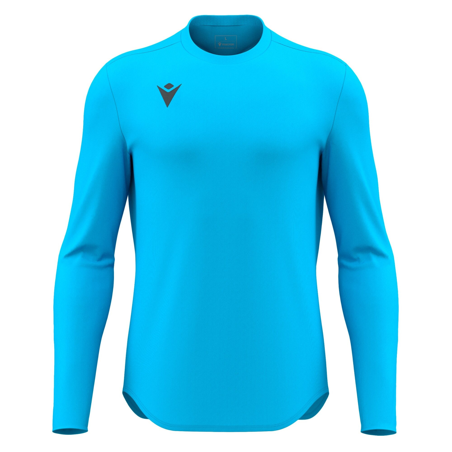 Maillot Gardien Training Bleu Fluo Manches Longues