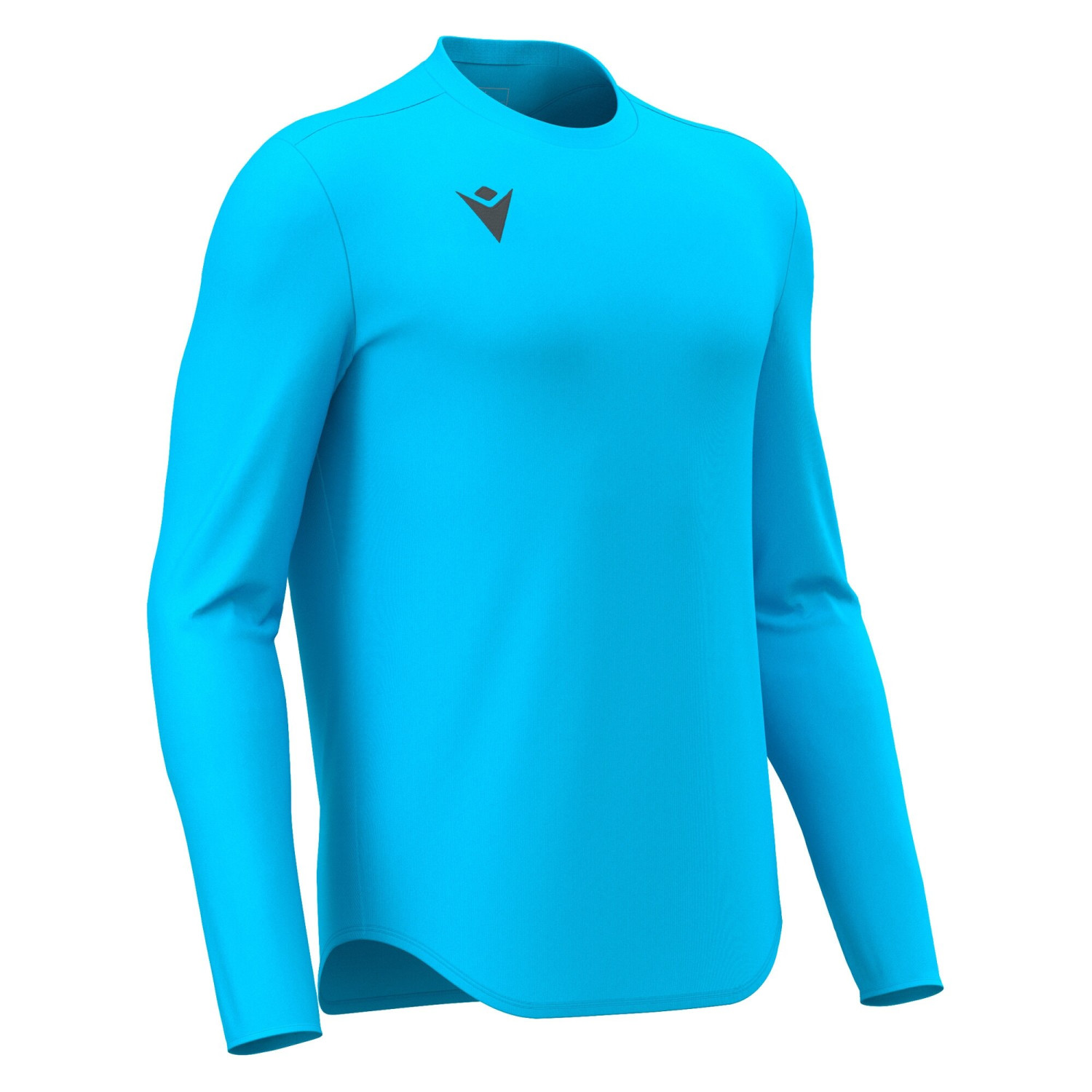 Maillot Gardien Training Bleu Fluo Manches Longues