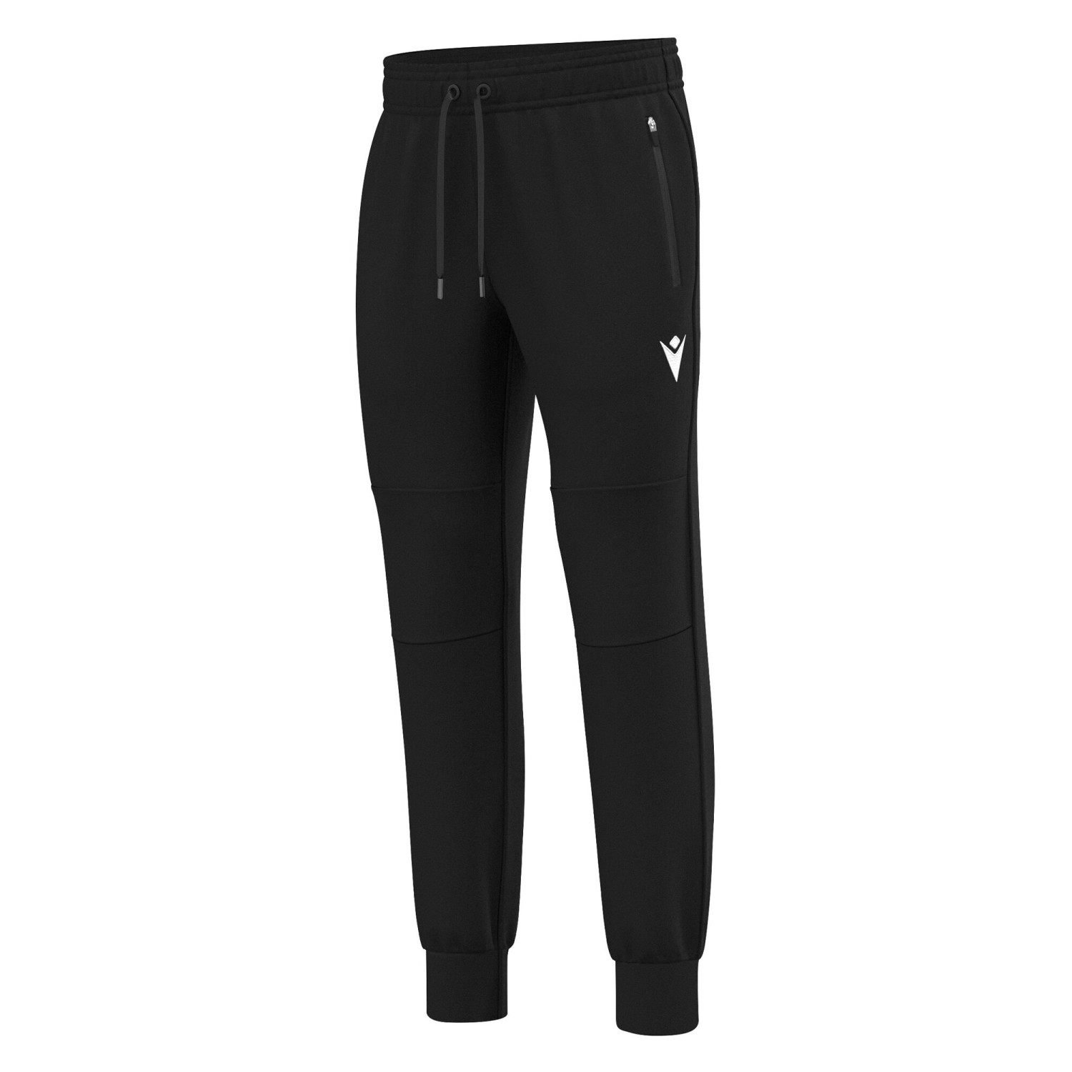 Pantalon Coton Poches Zippées Noir