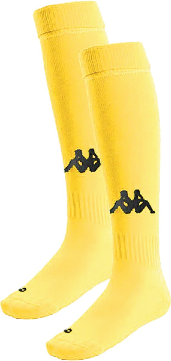 Chaussettes de match jaunes Kappa