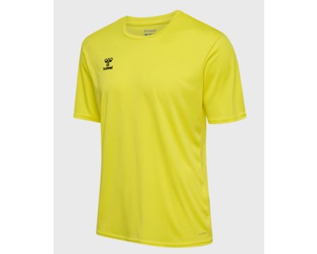 Maillot Gardien Adulte Training jaune manches courtes Hummel