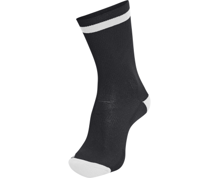 Chaussettes basses noires et blanches Hummel