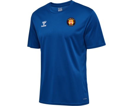 Maillot Gardien Adulte Training bleu manches courtes Hummel