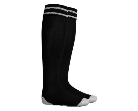 Chaussettes de match noires et blanches Hummel